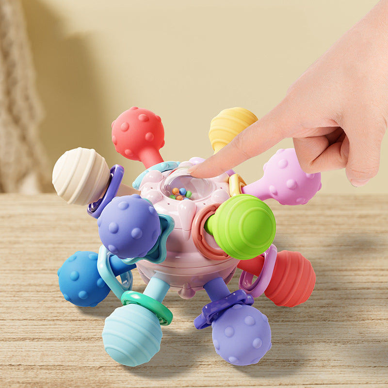 Montessori Rattle Teether Ball - Sensory Grip Toy